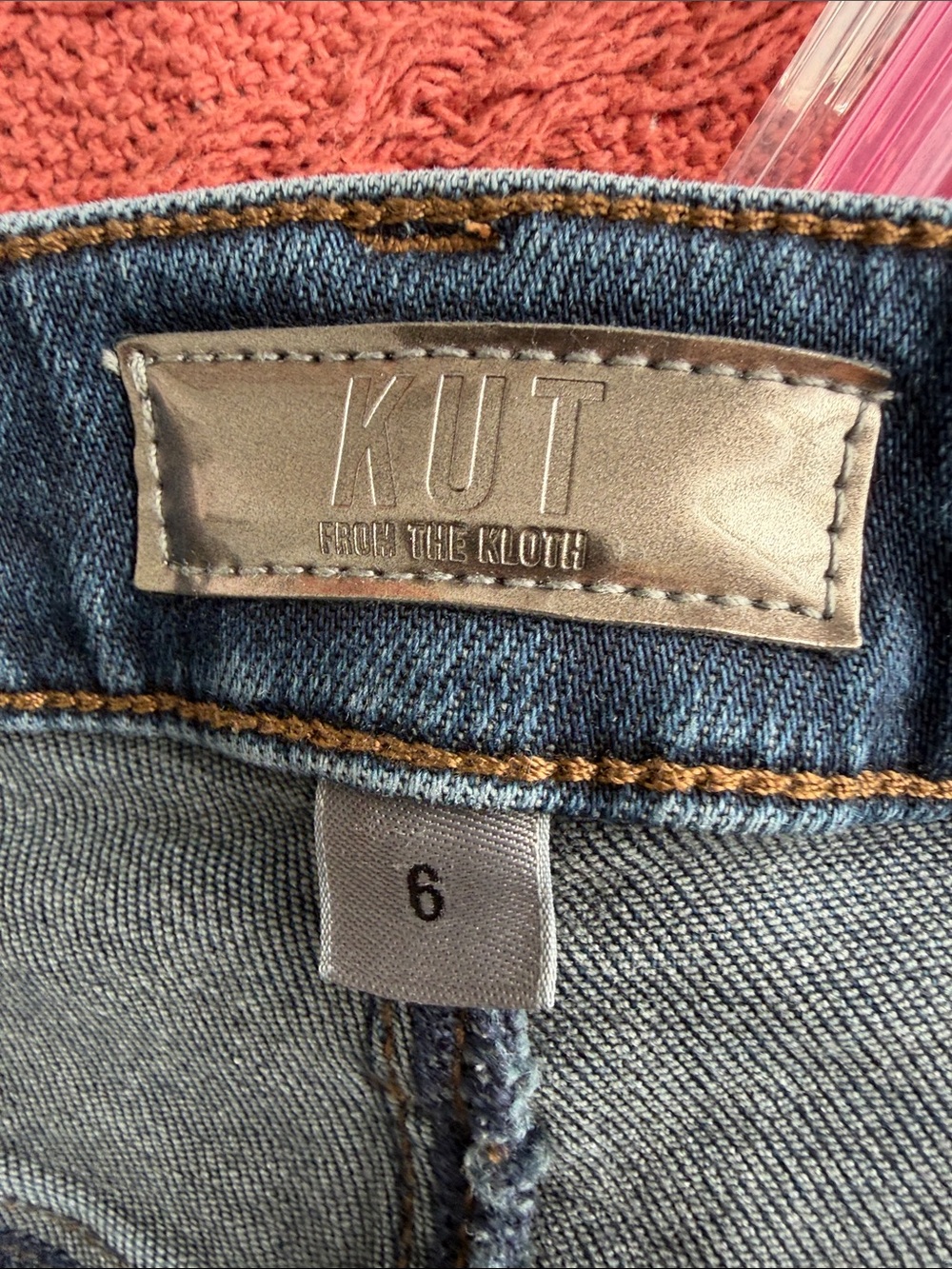 Kut from the Kloth Charlize high rise jeans. - Picture 3 of 4